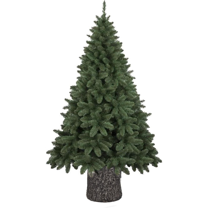 Base Supporto Albero di Natale Grigio Tronco Natalizio 34cm Realistico Universale
