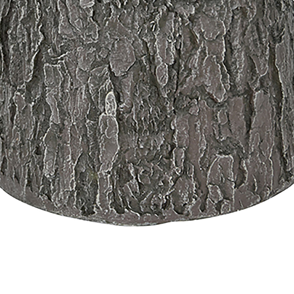 Base Supporto Albero di Natale Grigio Tronco Natalizio 34cm Realistico Universale