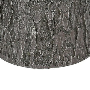 Base Supporto Albero di Natale Grigio Tronco Natalizio 34cm Realistico Universale