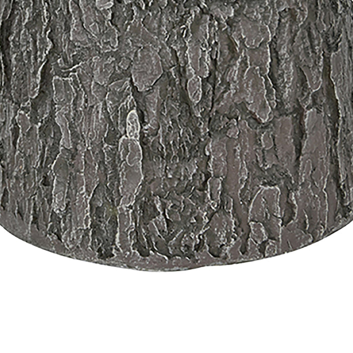 Base Supporto Albero di Natale Grigio Tronco Natalizio 34cm Realistico Universale