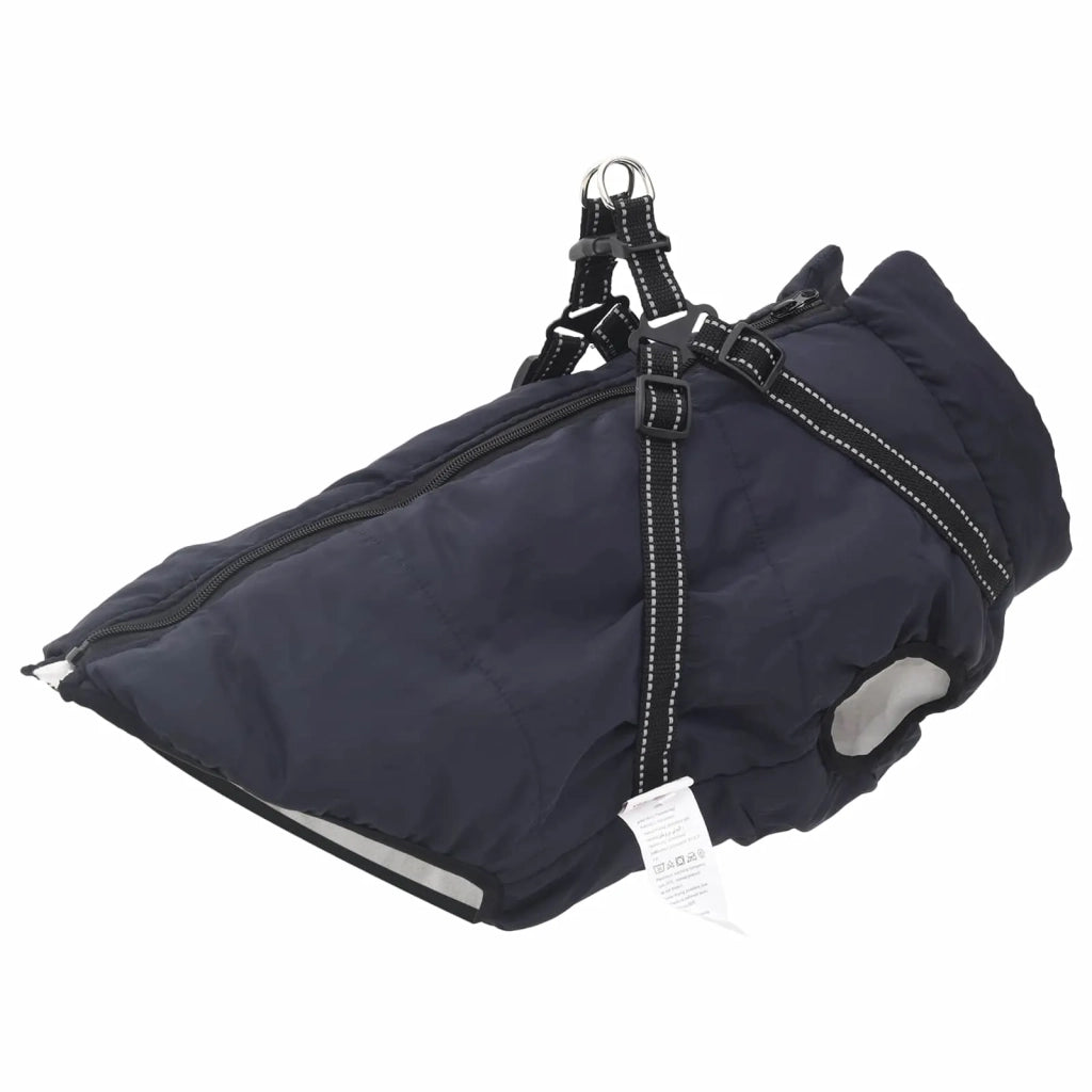 Cappotto per Cani Blu navy L48 Pile e Poliestere CFW4616378