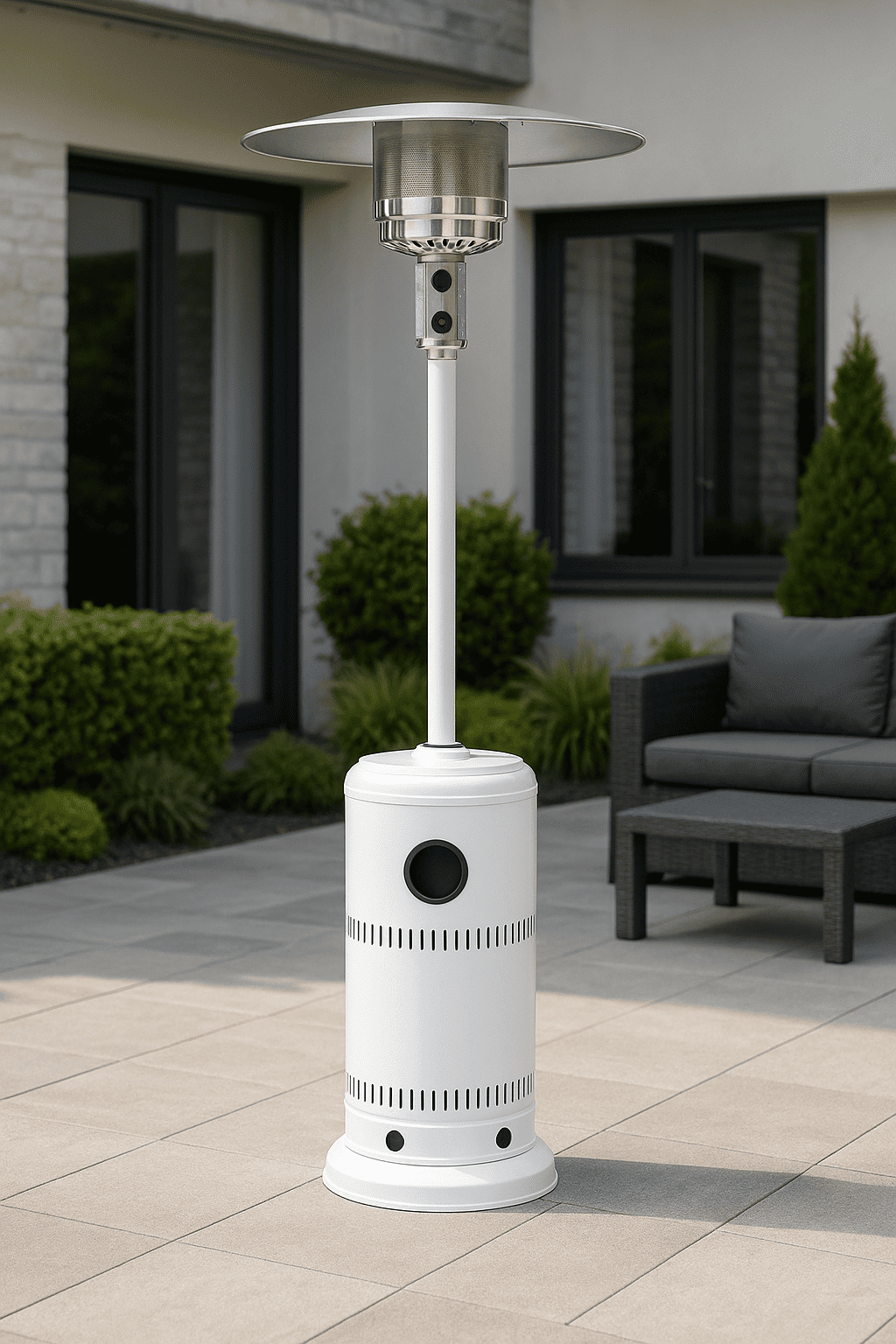 STUFA AEREA DA PATIO A INFRAROSSI 13 kW – COLORE BIANCO