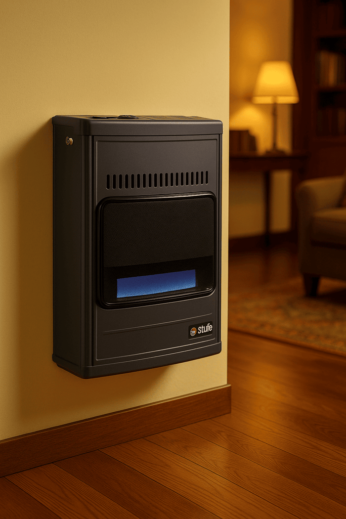 STUFA A GAS METANO SICAR ECO 45 - 4100 WATT A PARETE O A PAVIMENTO