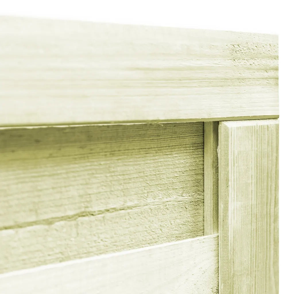 Cancello da Giardino in Legno Impregnato 100x100 cm Verde cod mxl 40255