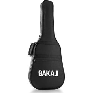 Chitarra Acustica Nera 38" per Principianti Custodia Kit Corde Plettri Tracolla