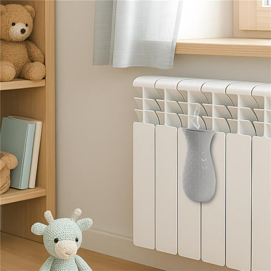 VASO UMIDIFICATORE SET 3 PZ IN CERAMICA COLORI ASSORTITI 8X4X20CM