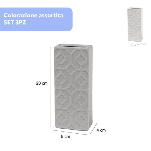 EVAPORATORE DA TERMOSIFONE STILE SICILIA IN CERAMICA DA 20 CM IN COLORE ASSORTITO