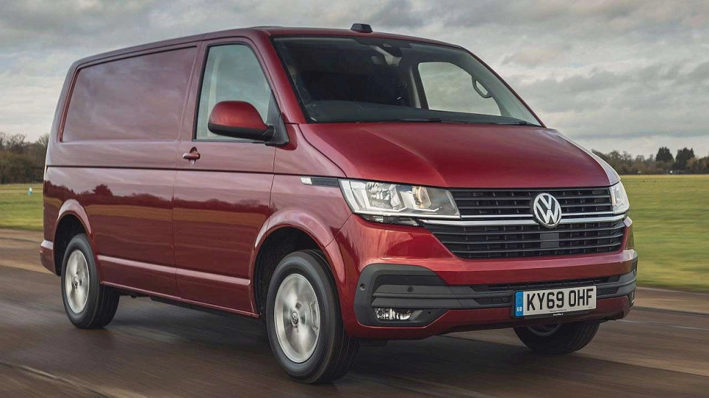 Tappeti in Gomma Anteriori per VW T6.1 Transporter-Caravelle dal 2019 al 2021 + TUNNEL