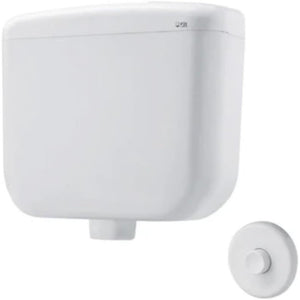 Cassetta di scarico pneumatica concept per disabili bianca 9 lit