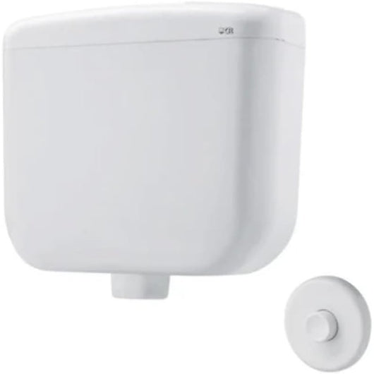 Cassetta di scarico pneumatica concept per disabili bianca 9 lit