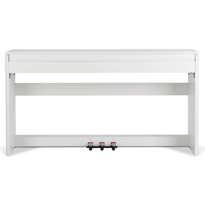 Tastiera Musicale Pianoforte Elettrico con 88 Tasti 3 Pedale e 80 Demo Bianco