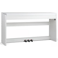 Tastiera Musicale Pianoforte Elettrico con 88 Tasti 3 Pedale e 80 Demo Bianco