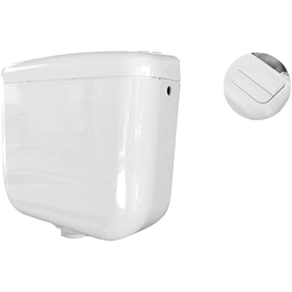 Cr cassetta di scarico monoblocco doppio pulsante - bianca - 9lt