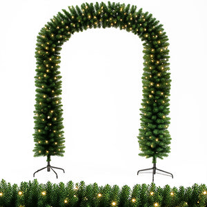 Arco Natalizio Verde 200x240 cm con 1166 Punte e 420 LED Decorazione Natale