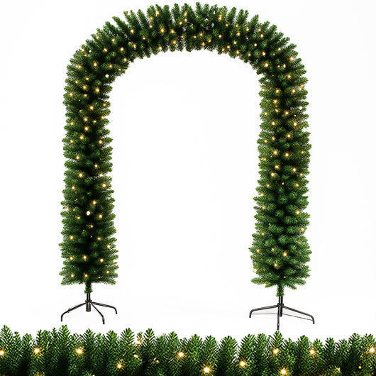 Arco Natalizio Verde 200x240 cm con 1166 Punte e 420 LED Decorazione Natale