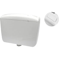 Cr cassetta di scarico plus 1 a zaino tasto stop - bianca