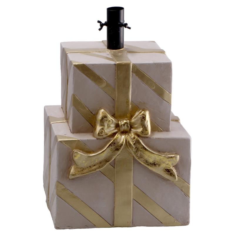 MAURY'S BASE SUPPORTO ALBERO DI NATALE CON PACCHI REGALO PIÙ FIOCCO DIMENSIONI 34X32X46H CM