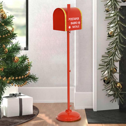Cassetta Postale per Letterina Babbo Natale Addobbo Natalizio Colori Assortiti