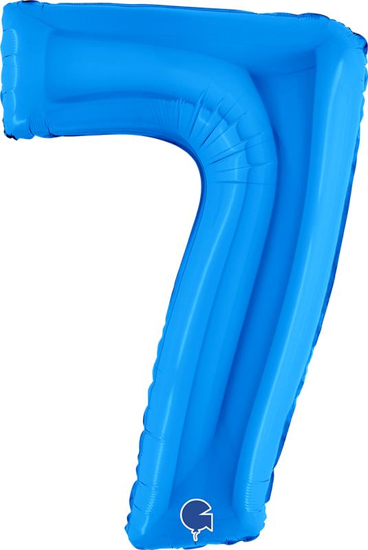 MAURY'S PALLONCINO MYLAR BLU "7" 26 POLLICI