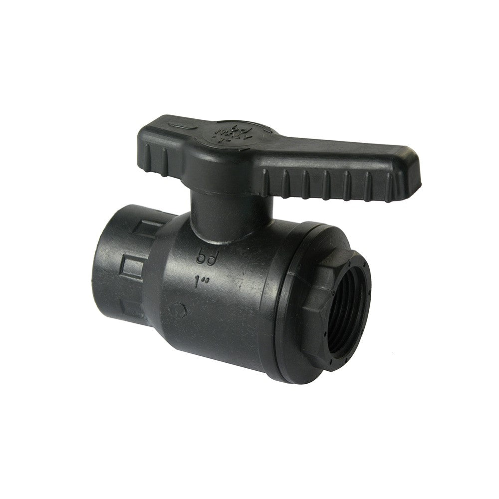 Valvola a sfera in pp femmina o-ring in nbr