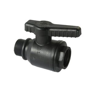 Valvola a sfera in pp maschio o-ring in nbr