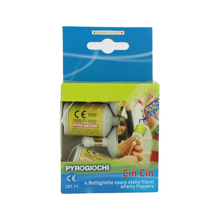 PYROGIOCHI 4 BOTTIGLIETTE SPARA STELLE FILANTI