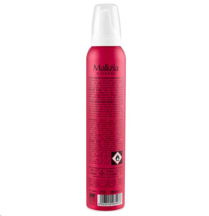 MALIZIA GIOVANI PUMP IT B5 PRO-VIT MOUSSE MODELLANTE TENUTA FORTE 200 ML