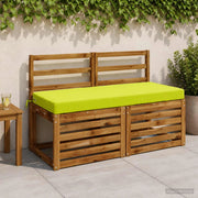 Cuscini per Panchina a 2 Pezzi SOEST 2 pz 100% Poliestere 950211
