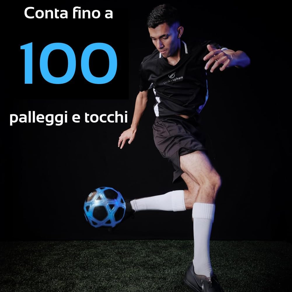 Smart Ball Counter Ball Pallone Calcio Conta Palleggi Palla Interattiva con Luci