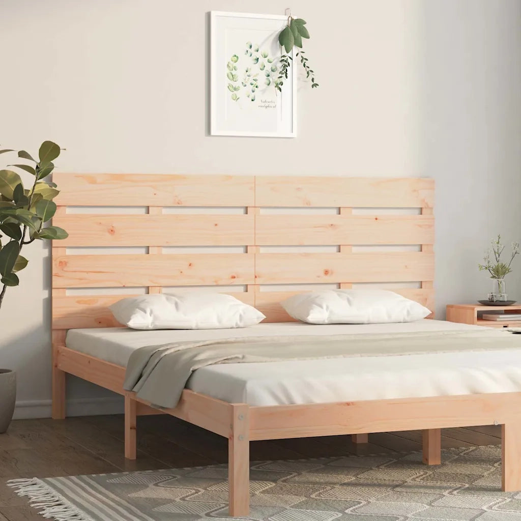 Testiera | Testata per Letto 135x3x80 cm in Legno Massello di Pino
