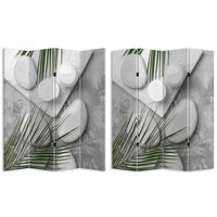 Paravento Separè 4 Pannelli 180x160cm Stampa Legno Fronte Retro Divisorio Pieghevole