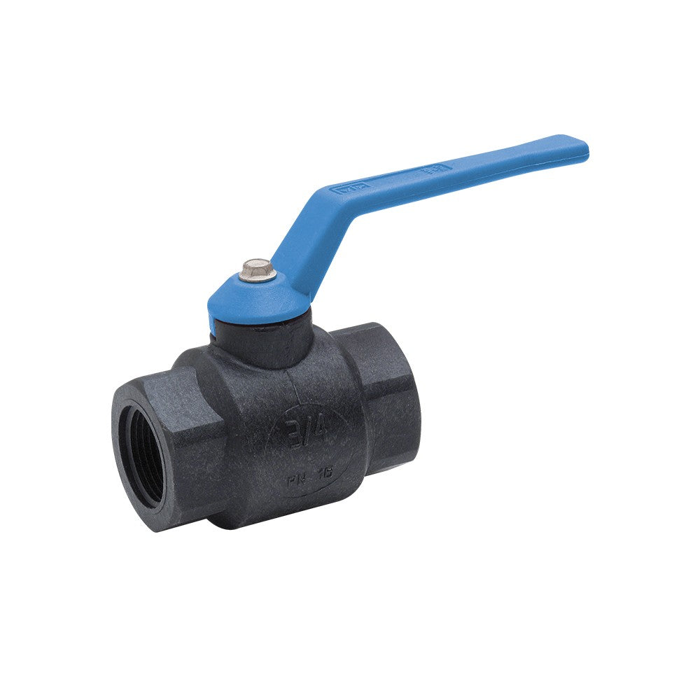 Valvola a sfera in pp antigelo, a passaggio totale