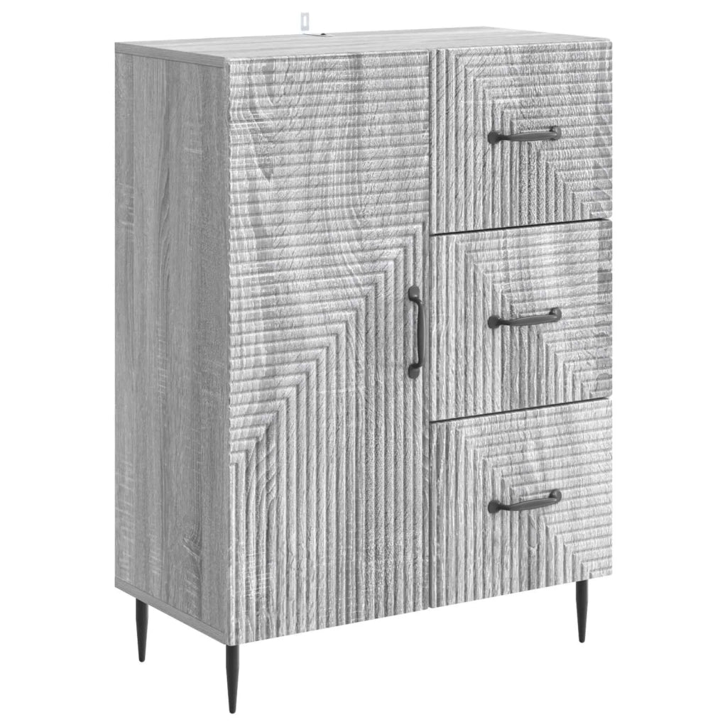 Credenza Grigio Sonoma 66 x 34,5 x 89,5 cm Legno ingegnerizzato