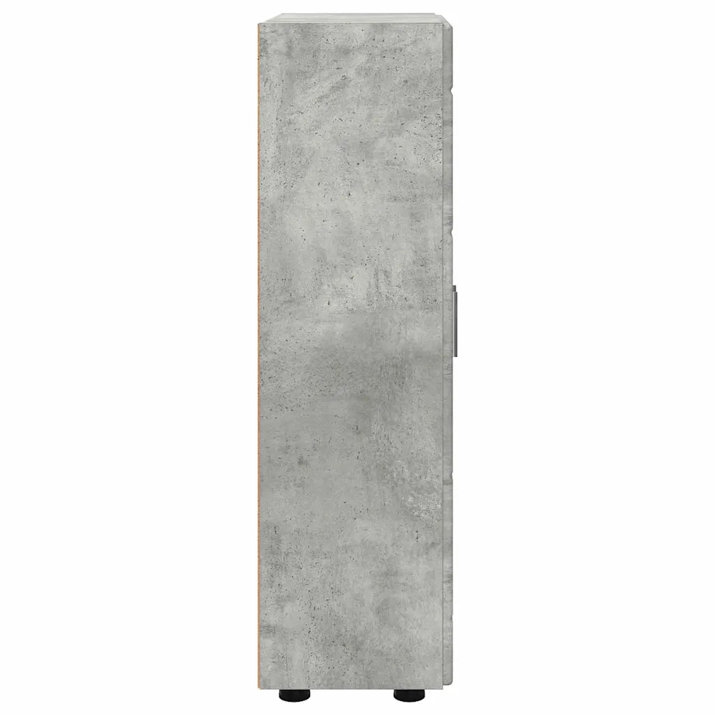Credenza con porta FLORIN Grigio cemento 55,5 x 29 x 100 cm