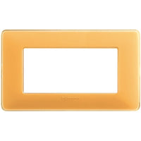 Placca Bticino Matix 4 moduli ambra AM4804CAB