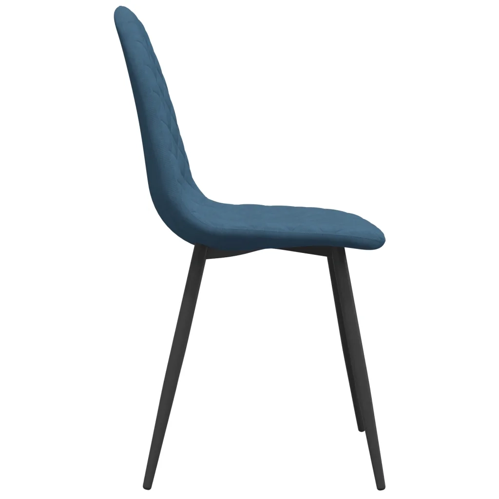 Sedie da Pranzo 2 pz Blu in Velluto cod mxl 21897