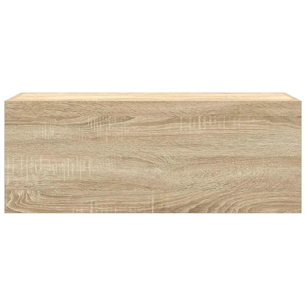 Mobile da Bagno Rovere Sonoma 80x25x30 cm in Legno Multistrato