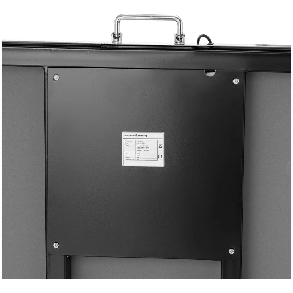 Bilancia da pavimento professionale 500 kg / 100 g 1000 x 500 mm LCD acciaio 14_0008319