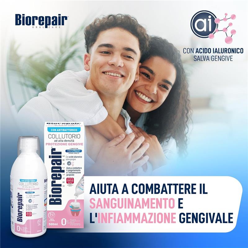 BIOREPAIR COLLUTORIO AD ALTA DENSITÀ PROTEZIONE GENGIVE CON ACIDO IALURONICO 500ML