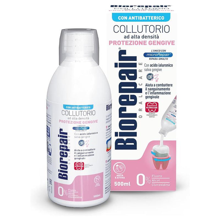BIOREPAIR COLLUTORIO AD ALTA DENSITÀ PROTEZIONE GENGIVE CON ACIDO IALURONICO 500ML