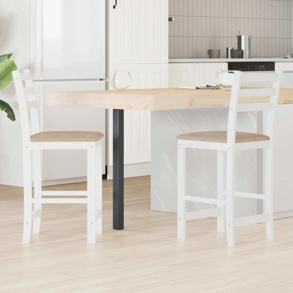 Sedie da pranzo 2 pcs Bianco 40 x 47,5 x 99,5 cm 42020472
