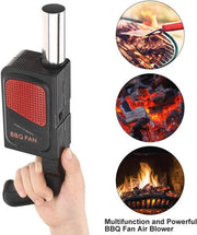 Ventilatore elettrico portatile per barbecue e campeggio