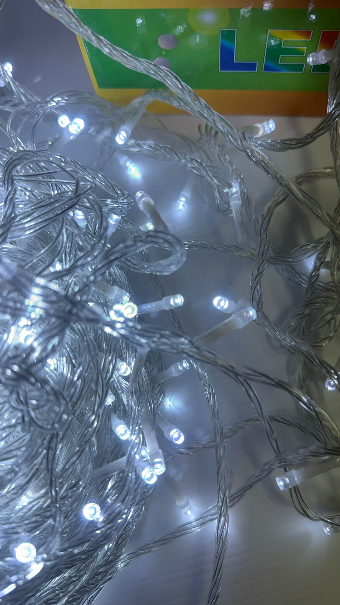 Luci Led per albero di natale decorazione con 8 giochi luce da 10/20/30/50 metri colori misti certificate IP65 prolungabile LUNGHEZZA: 30 mt - 300 led, COLORE LED: BIANCO FREDDO