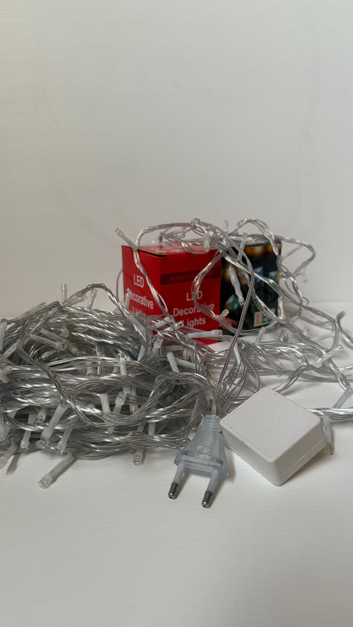 Luci Led per albero di natale decorazione con 8 giochi luce da 10/20/30/50 metri colori misti certificate IP65 prolungabile COLORE LED: BIANCO CALDO, LUNGHEZZA: 50 mt - 500 led