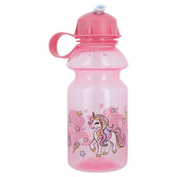 BORRACCIA ROSA CON CANNUCCIA UNICORNO D7X18H CM