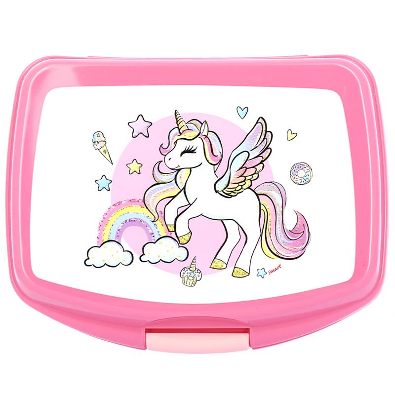 SANDIWICH BOX UNICORN 17X12X6H
