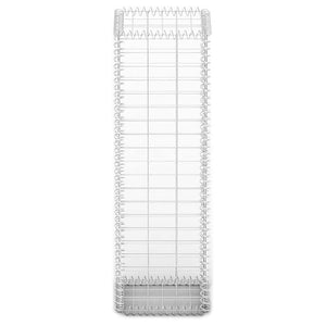 Gabbione in Rete di Acciaio Galvanizzato 100x30x30cm Recinzione Orto da Giardino