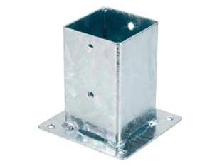 SUPPORTO A PAVIMENTO CON PIASTRA PER TRAVE ART.799  mm.121x121    ALDEGHI