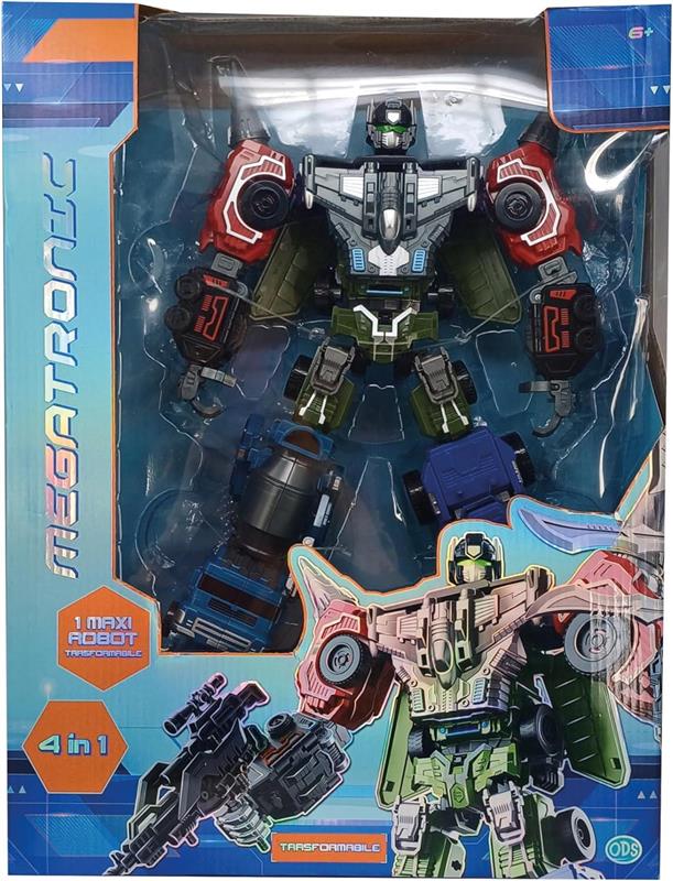 MARS - MEGATRONIC 4 IN 1  
ROBOT TRASFORMABILE IN VEICOLI