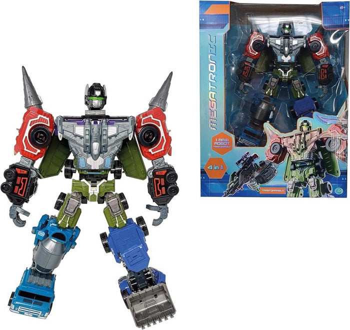 MARS - MEGATRONIC 4 IN 1  
ROBOT TRASFORMABILE IN VEICOLI